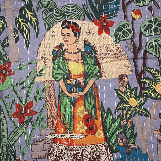 Kantha blanket