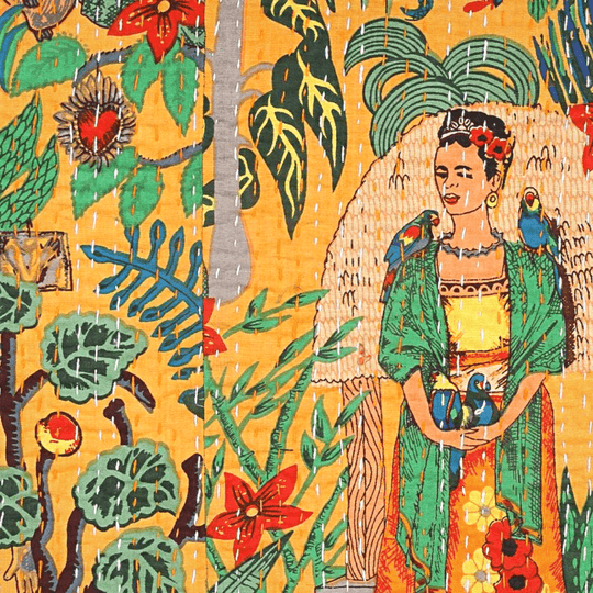 Kantha blanket