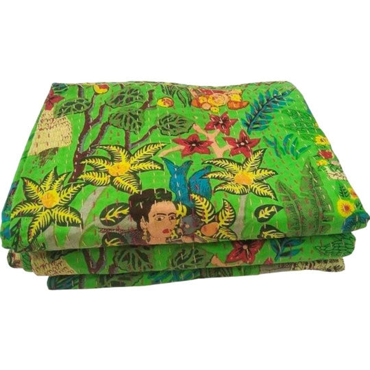 Kantha blanket
