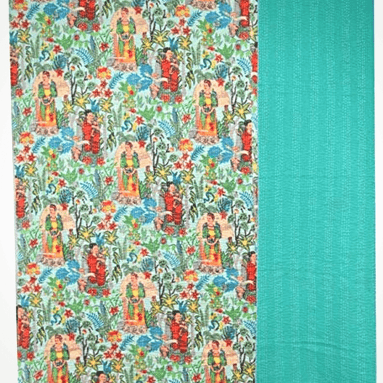 Kantha blanket